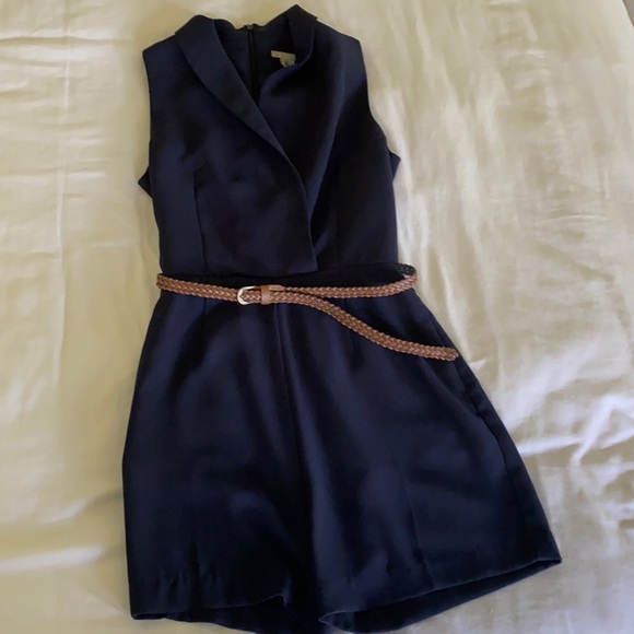 Navy Blue H&M romper - Picture 1 of 4